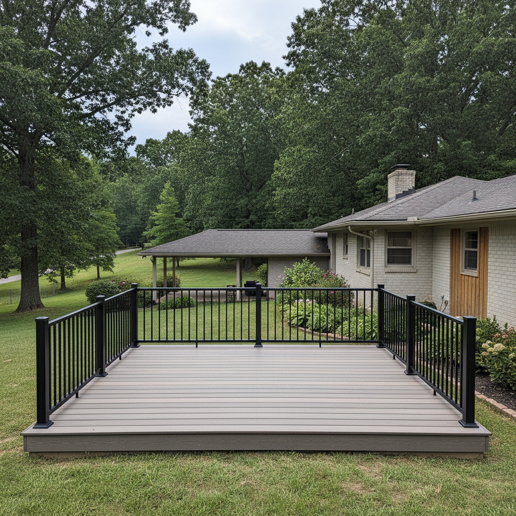 Deck Installation completed by Evergreen Deck Co in Morrilton, AR